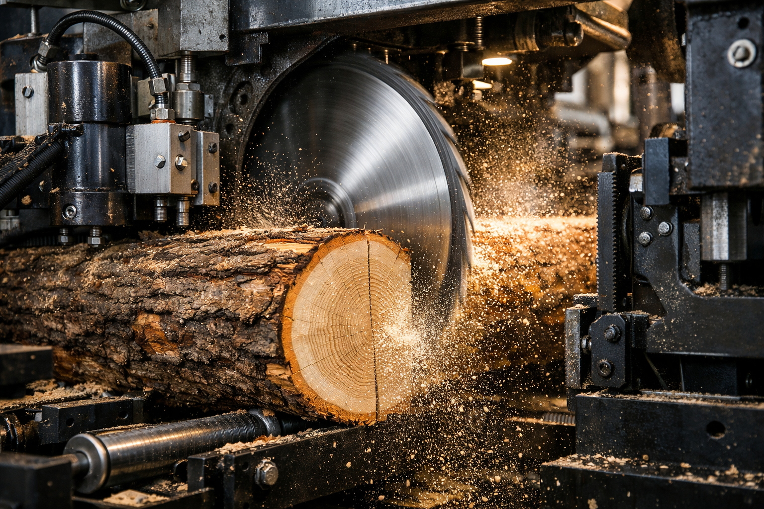 Industrial Sawmill Machine